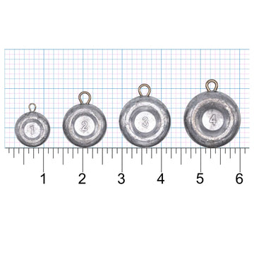 Rite Angler Disc Sinker Size Chart